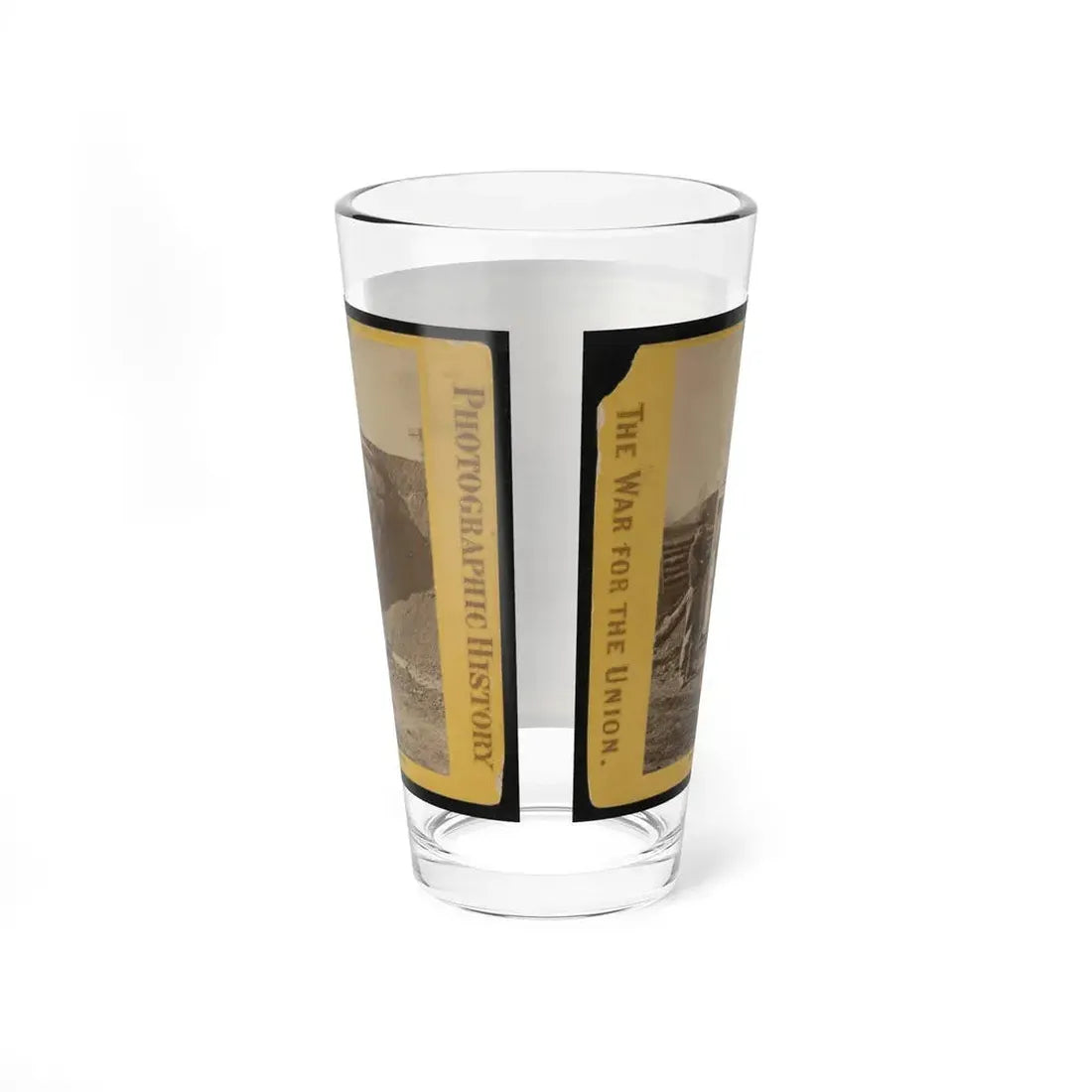 Bomb Proof Quarters At Ft. Burnham. The Sides And Top Are 7 Feet Thick, Contains Two Rooms, Sleeping And Cooking (U.S. Civil War) Pint Glass 16oz - Go Mug Yourself