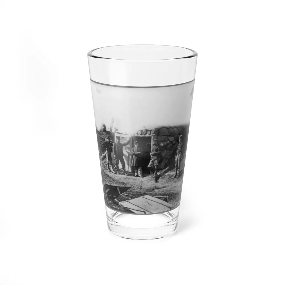 Bomb Proof Quarters In Fort Burnham (U.S. Civil War) Pint Glass 16oz-16oz-Go Mug Yourself