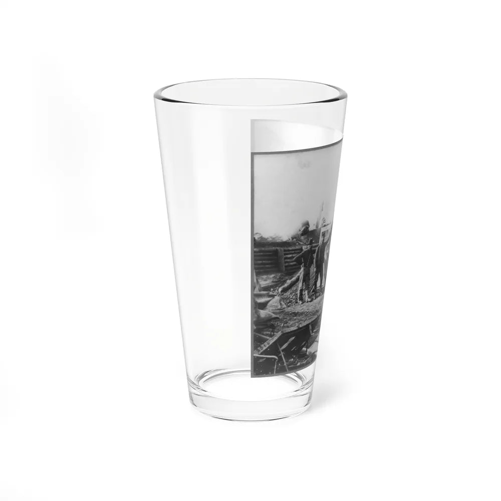 Bomb Proof Quarters In Fort Burnham (U.S. Civil War) Pint Glass 16oz-Go Mug Yourself