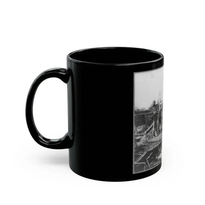 Bomb Proof Quarters In Fort Burnham (U.S. Civil War) Black Coffee Mug - Go Mug Yourself