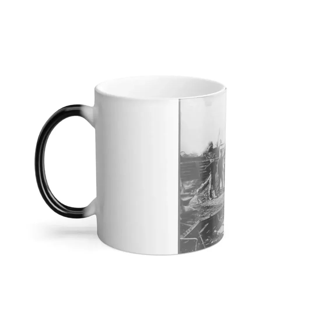 Bomb Proof Quarters in Fort Burnham (U.S. Civil War) Color Changing Coffee Mug 11oz - Go Mug Yourself