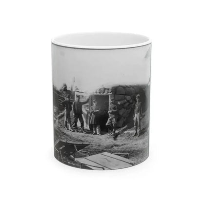 Bomb Proof Quarters In Fort Burnham (U.S. Civil War) White Coffee Mug 11oz - Go Mug Yourself