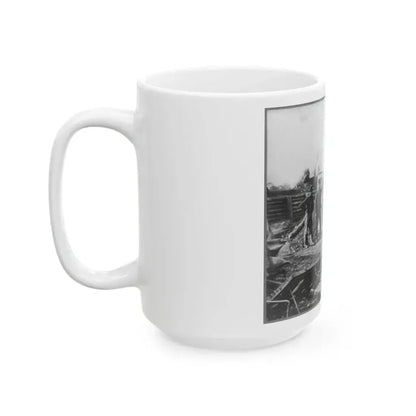 Bomb Proof Quarters In Fort Burnham (U.S. Civil War) White Coffee Mug - Go Mug Yourself