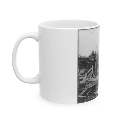 Bomb Proof Quarters In Fort Burnham (U.S. Civil War) White Coffee Mug - Go Mug Yourself