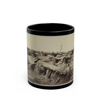 Bomb-Proof Quarters In Fort Sedgwick In Front Of Petersburg, Va. (U.S. Civil War) Black Coffee Mug 11oz - Go Mug Yourself