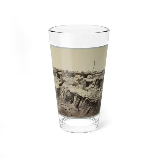 Bomb-Proof Quarters In Fort Sedgwick In Front Of Petersburg, Va. (U.S. Civil War) Pint Glass 16oz 16oz - Go Mug Yourself