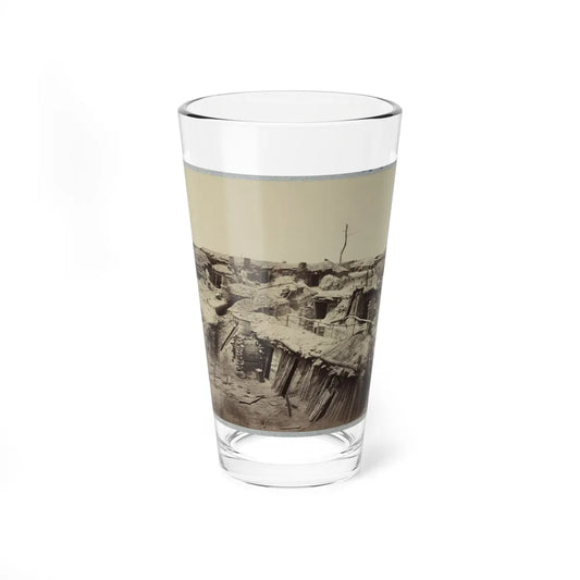 Bomb-Proof Quarters In Fort Sedgwick In Front Of Petersburg, Va. (U.S. Civil War) Pint Glass 16oz-16oz-Go Mug Yourself