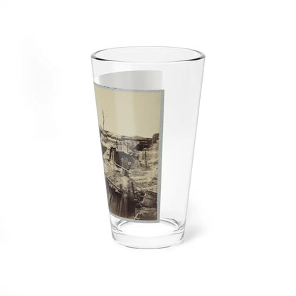 Bomb-Proof Quarters In Fort Sedgwick In Front Of Petersburg, Va. (U.S. Civil War) Pint Glass 16oz-Go Mug Yourself