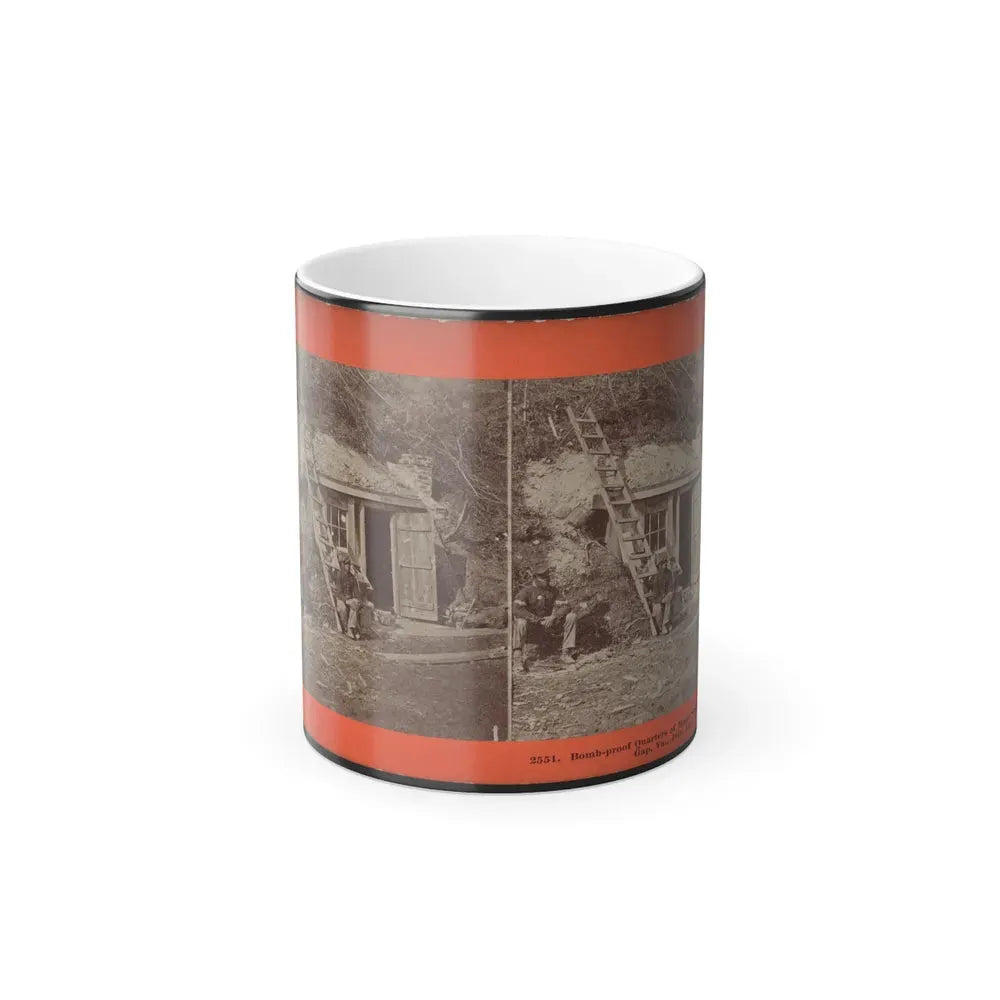 Bomb-Proof Quarters of Major Strong, at Dutch Gap, Va., July, 1864 (U.S. Civil War) Color Changing Coffee Mug 11oz Default Title 11oz - Go Mug Yourself