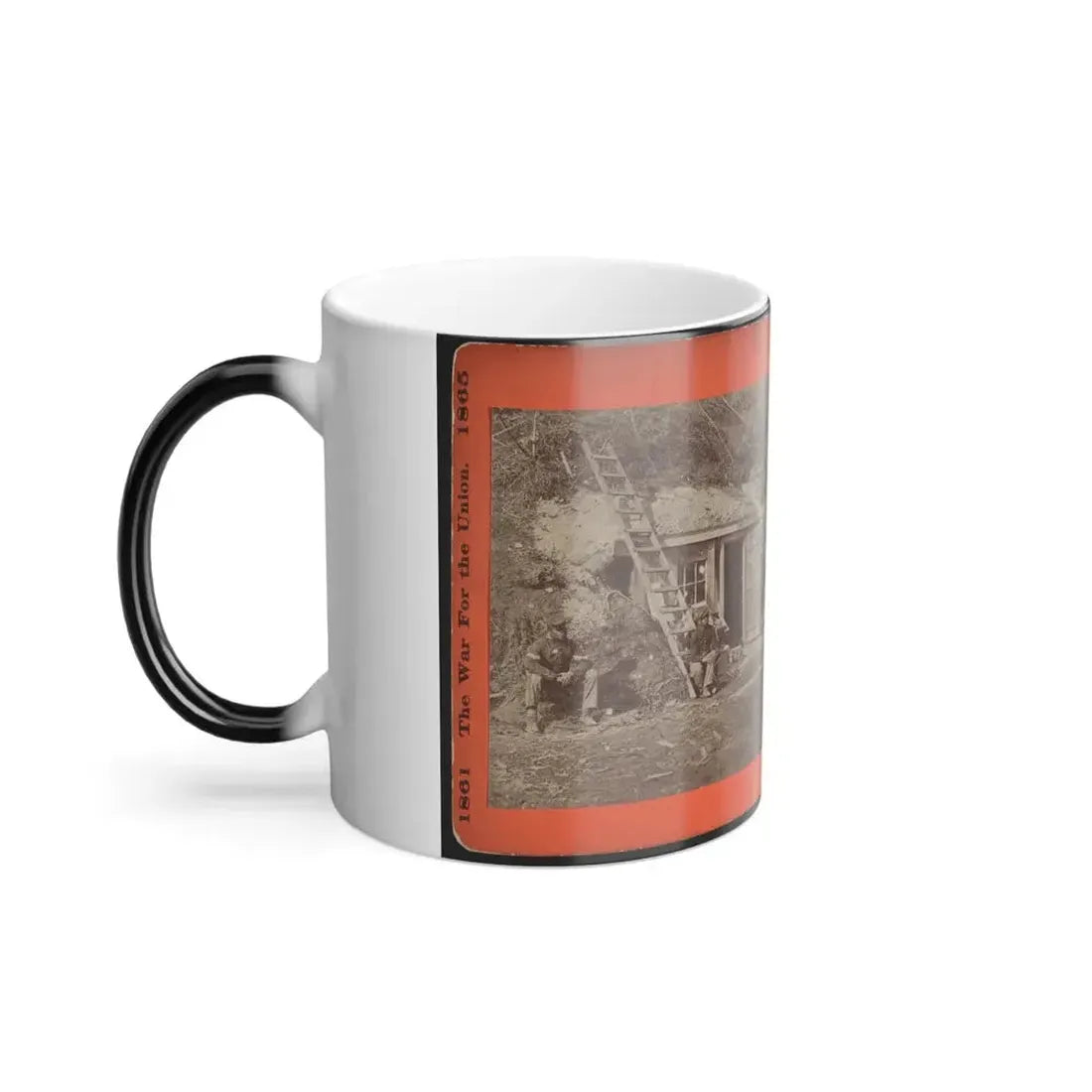 Bomb-Proof Quarters of Major Strong, at Dutch Gap, Va., July, 1864 (U.S. Civil War) Color Changing Coffee Mug 11oz - Go Mug Yourself
