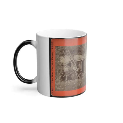 Bomb-Proof Quarters of Major Strong, at Dutch Gap, Va., July, 1864 (U.S. Civil War) Color Changing Coffee Mug 11oz - Go Mug Yourself