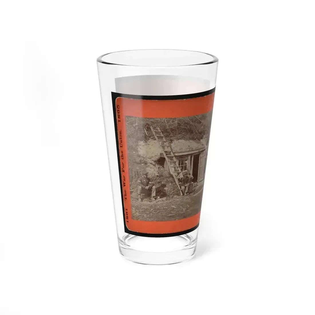 Bomb-Proof Quarters Of Major Strong, At Dutch Gap, Va., July, 1864 (U.S. Civil War) Pint Glass 16oz - Go Mug Yourself