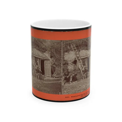Bomb-Proof Quarters Of Major Strong, At Dutch Gap, Va., July, 1864 (U.S. Civil War) White Coffee Mug 11oz - Go Mug Yourself