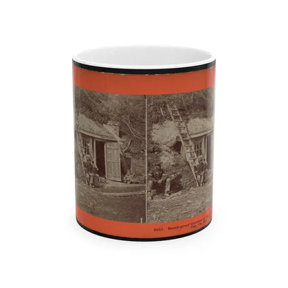 Bomb-Proof Quarters Of Major Strong, At Dutch Gap, Va., July, 1864 (U.S. Civil War) White Coffee Mug 11oz - Go Mug Yourself