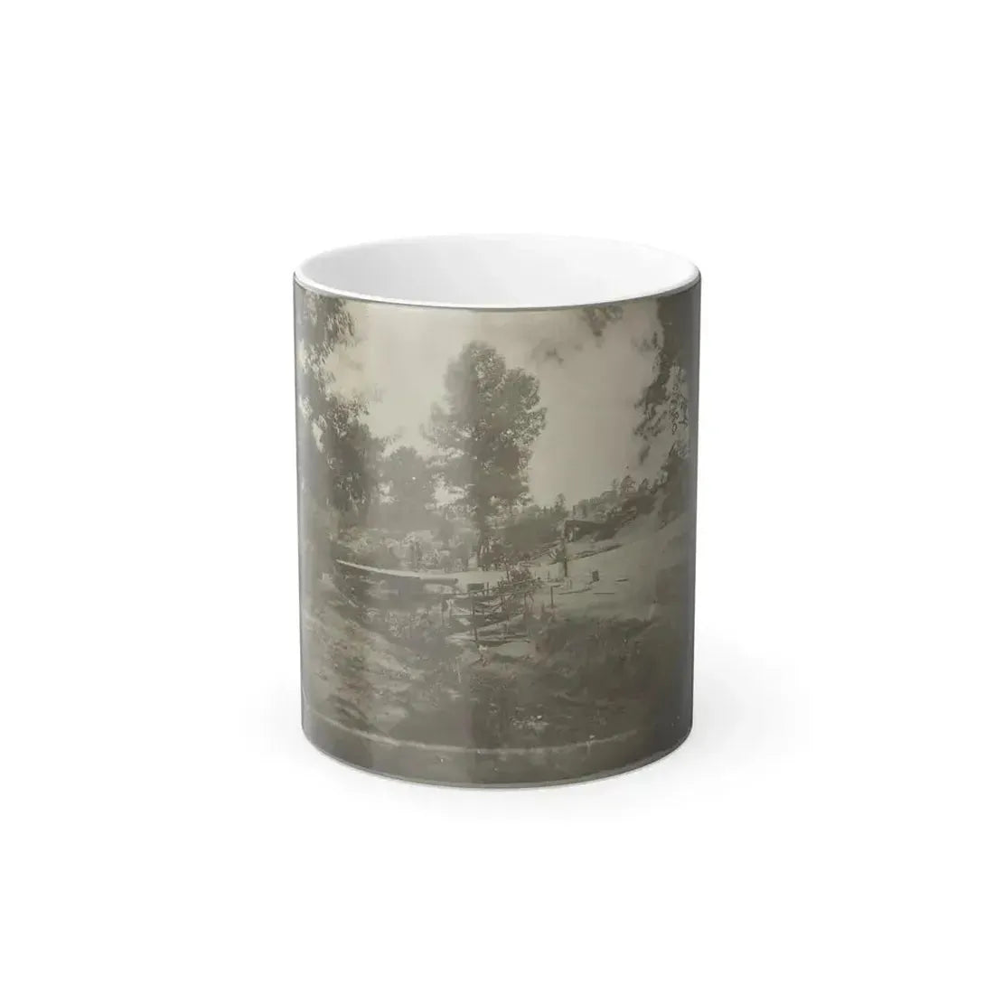 Bomb-Proof Quarters on the Lines in Front of Petersburg, Va. Aug. 1864 (U.S. Civil War) Color Changing Coffee Mug 11oz Default Title 11oz - Go Mug Yourself