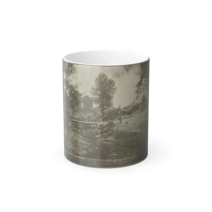 Bomb-Proof Quarters on the Lines in Front of Petersburg, Va. Aug. 1864 (U.S. Civil War) Color Changing Coffee Mug 11oz Default Title 11oz - Go Mug Yourself