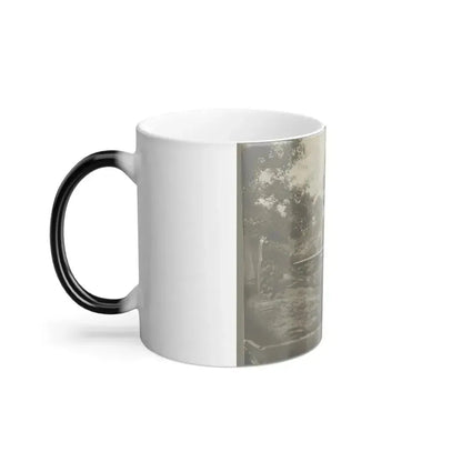 Bomb-Proof Quarters on the Lines in Front of Petersburg, Va. Aug. 1864 (U.S. Civil War) Color Changing Coffee Mug 11oz - Go Mug Yourself