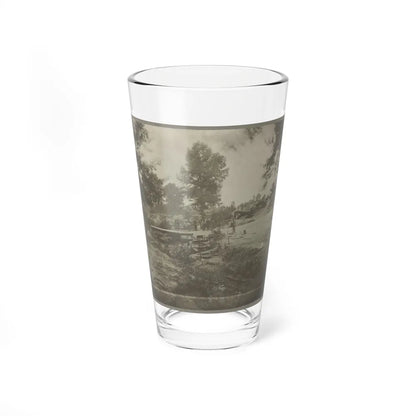 Bomb-Proof Quarters On The Lines In Front Of Petersburg, Va. Aug. 1864 (U.S. Civil War) Pint Glass 16oz-16oz-Go Mug Yourself