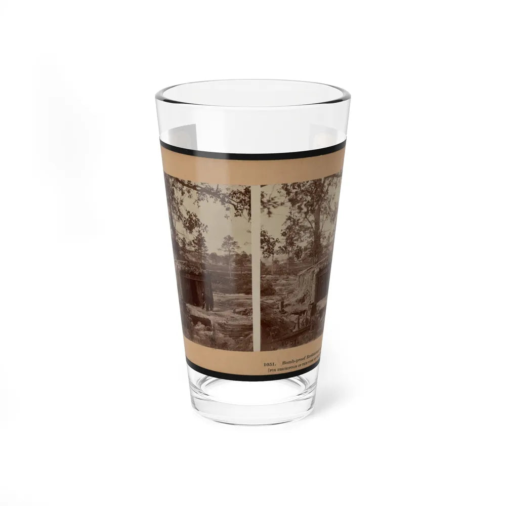 Bomb-Proof Restaurant On The Petersburg Line 001 (U.S. Civil War) Pint Glass 16oz-16oz-Go Mug Yourself