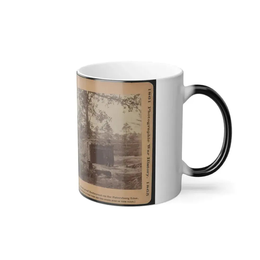 Bomb-Proof Restaurant on the Petersburg Line 001 (U.S. Civil War) Color Changing Coffee Mug 11oz - Go Mug Yourself
