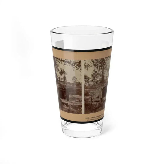 Bomb-Proof Restaurant On The Petersburg Line 001 (U.S. Civil War) Pint Glass 16oz 16oz - Go Mug Yourself