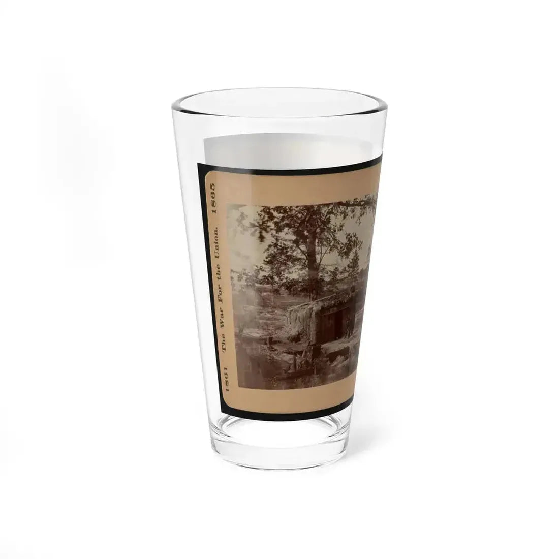 Bomb-Proof Restaurant On The Petersburg Line 001 (U.S. Civil War) Pint Glass 16oz - Go Mug Yourself