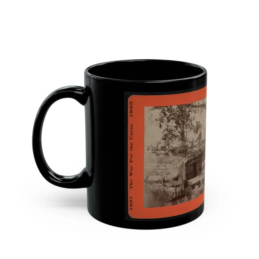 Bomb-Proof Restaurant On The Petersburg Line (U.S. Civil War) Black Coffee Mug-Go Mug Yourself