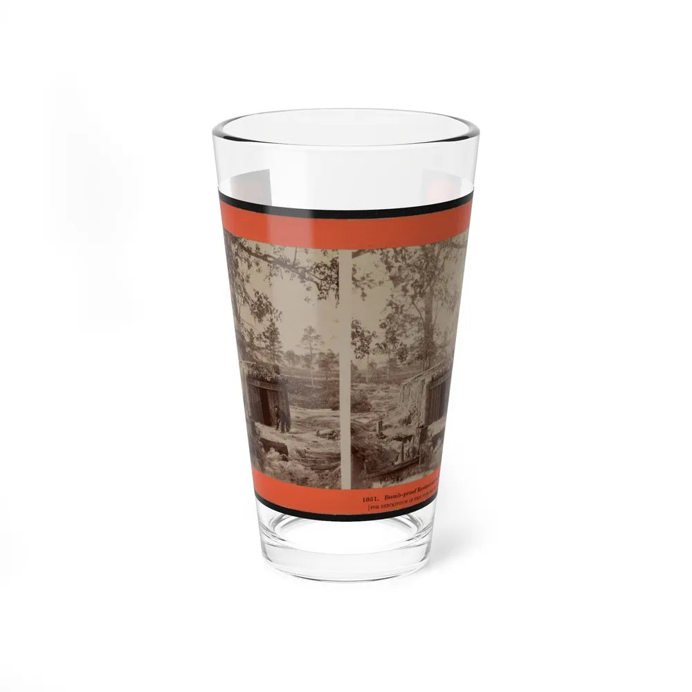 Bomb-Proof Restaurant On The Petersburg Line (U.S. Civil War) Pint Glass 16oz-16oz-Go Mug Yourself