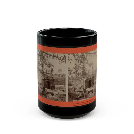 Bomb-Proof Restaurant On The Petersburg Line (U.S. Civil War) Black Coffee Mug 15oz - Go Mug Yourself