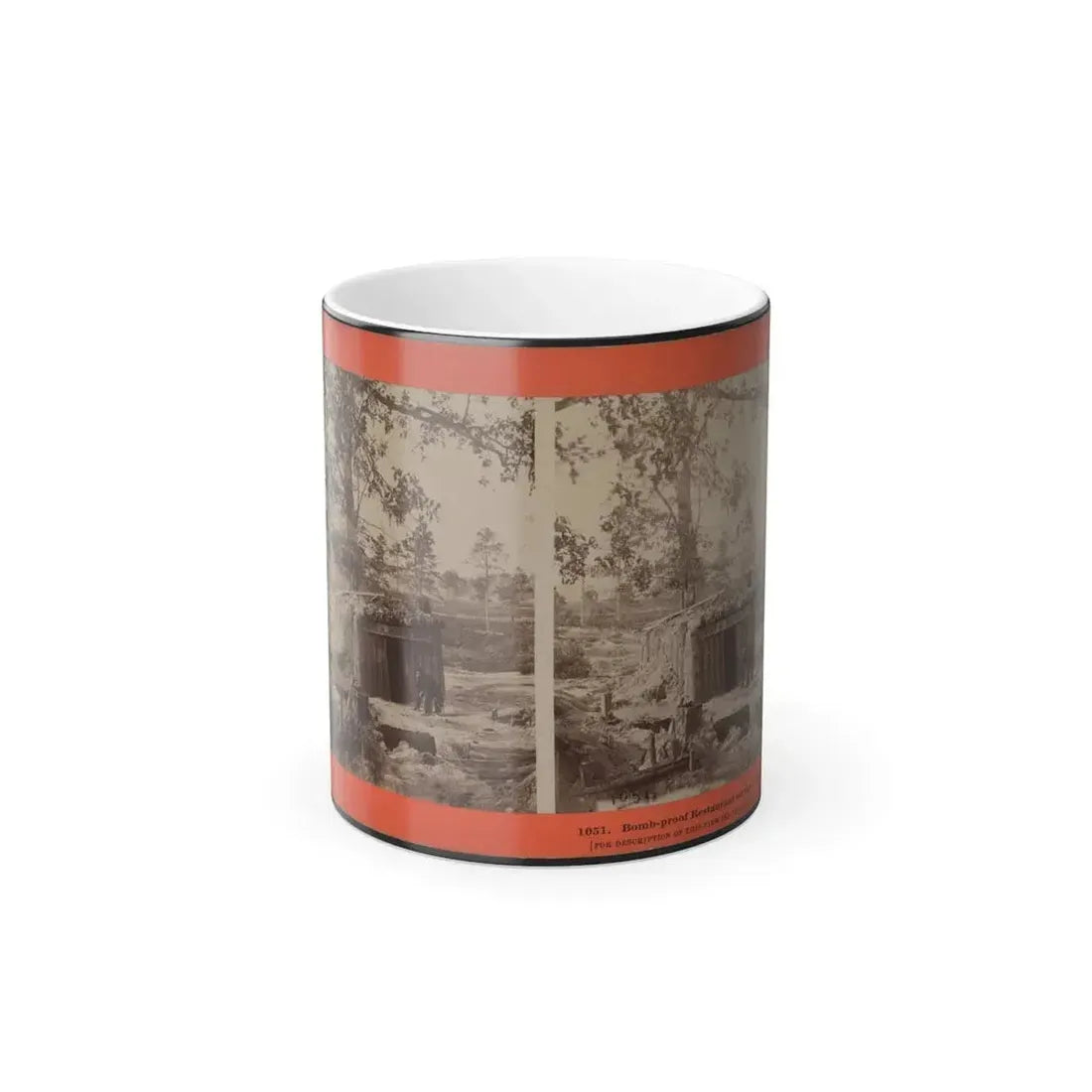Bomb-Proof Restaurant on the Petersburg Line (U.S. Civil War) Color Changing Coffee Mug 11oz Default Title 11oz - Go Mug Yourself