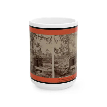Bomb-Proof Restaurant On The Petersburg Line (U.S. Civil War) White Coffee Mug 15oz - Go Mug Yourself