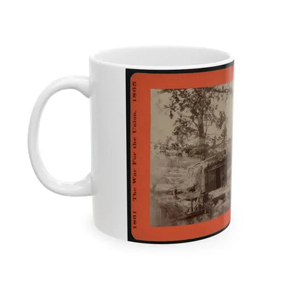 Bomb-Proof Restaurant On The Petersburg Line (U.S. Civil War) White Coffee Mug - Go Mug Yourself