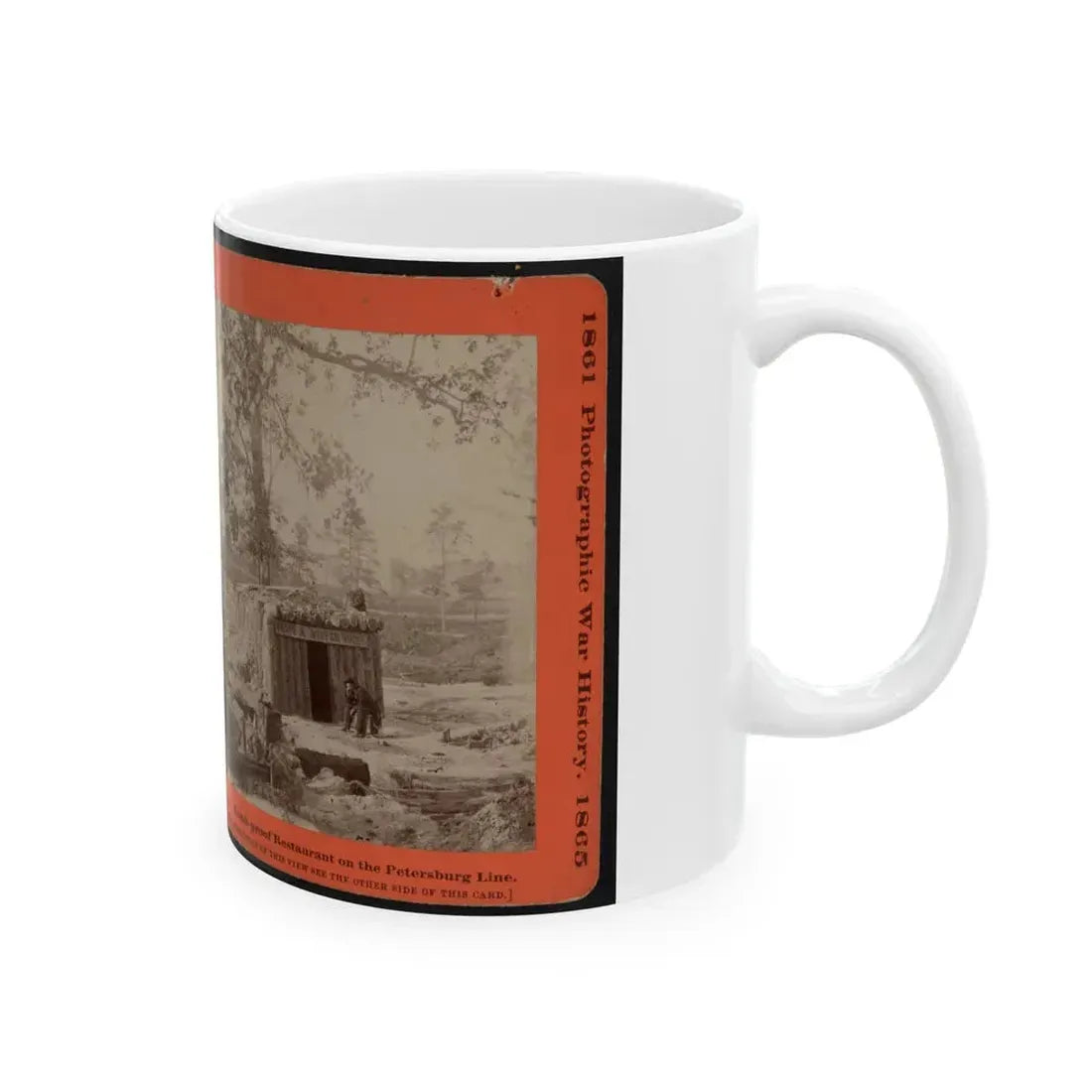 Bomb-Proof Restaurant On The Petersburg Line (U.S. Civil War) White Coffee Mug - Go Mug Yourself