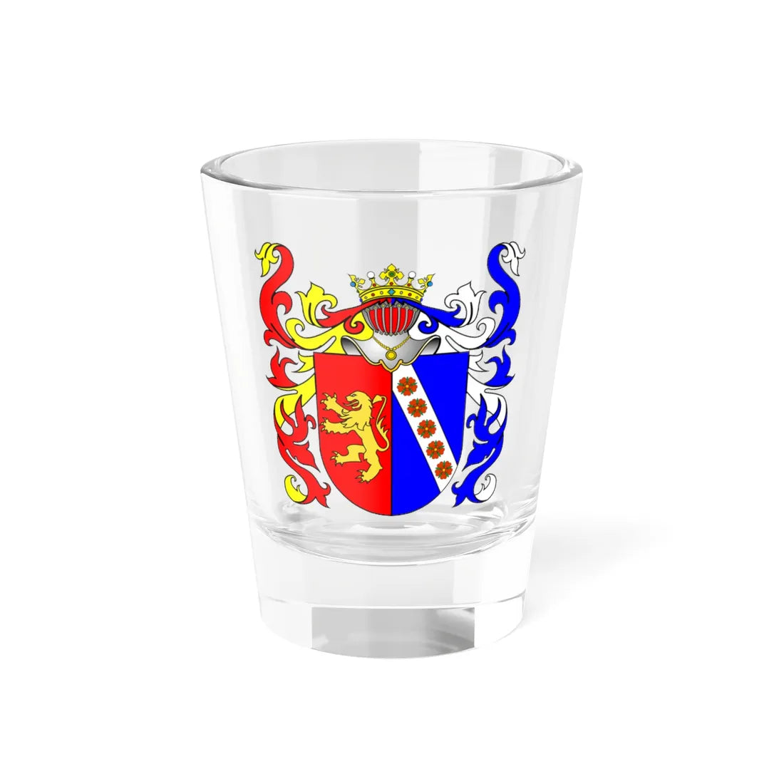 Bombek II POL COA (Poland) (Coat of Arms) Shot Glass 1.5oz 1.5oz - Go Mug Yourself