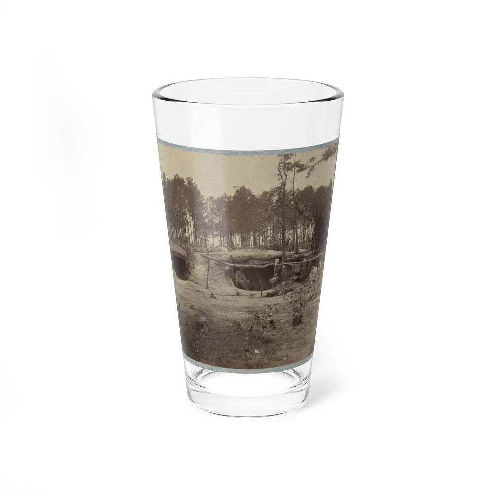 Bombproof Huts In The Front Line Before Petersburg, August 10, 1864 (U.S. Civil War) Pint Glass 16oz-16oz-Go Mug Yourself