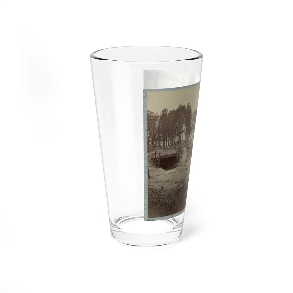 Bombproof Huts In The Front Line Before Petersburg, August 10, 1864 (U.S. Civil War) Pint Glass 16oz-Go Mug Yourself