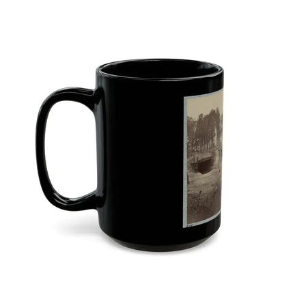 Bombproof Huts In The Front Line Before Petersburg, August 10, 1864 (U.S. Civil War) Black Coffee Mug - Go Mug Yourself