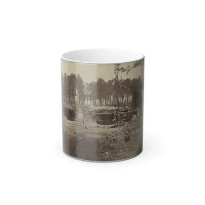 Bombproof Huts in the Front Line Before Petersburg, August 10, 1864 (U.S. Civil War) Color Changing Coffee Mug 11oz Default Title 11oz - Go Mug Yourself