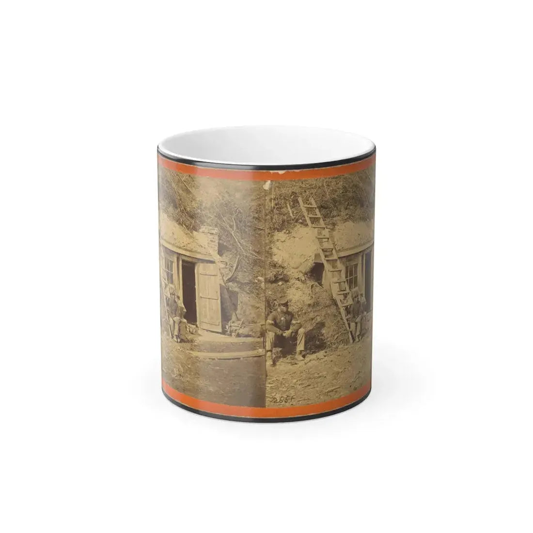 Bombproof Quarters of Maj. Strong, at Dutch Gap, 16Th N.Y. Artillery (U.S. Civil War) Color Changing Coffee Mug 11oz Default Title 11oz - Go Mug Yourself