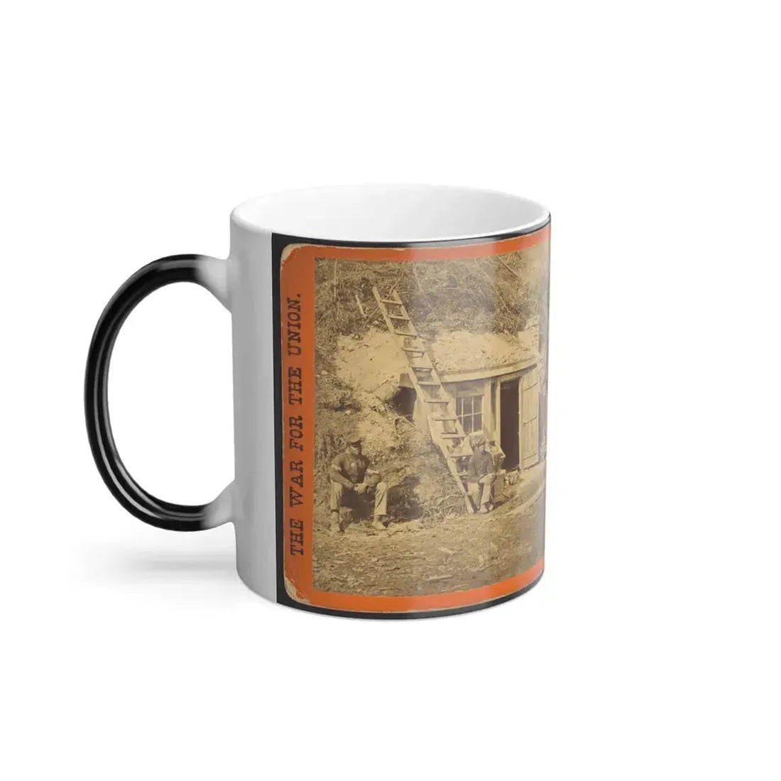 Bombproof Quarters of Maj. Strong, at Dutch Gap, 16Th N.Y. Artillery (U.S. Civil War) Color Changing Coffee Mug 11oz - Go Mug Yourself
