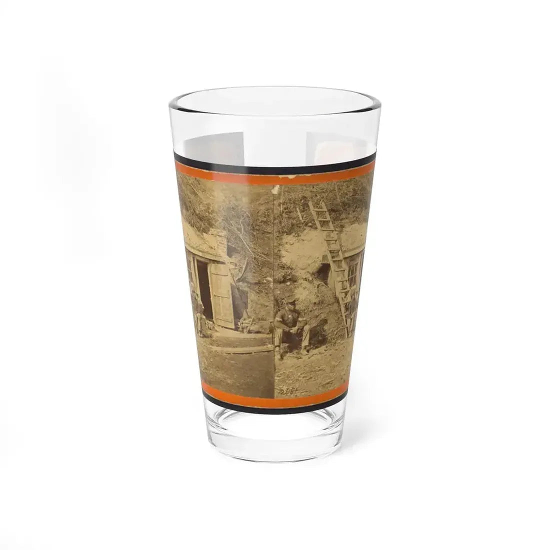 Bombproof Quarters Of Maj. Strong, At Dutch Gap, 16th N.Y. Artillery (U.S. Civil War) Pint Glass 16oz 16oz - Go Mug Yourself