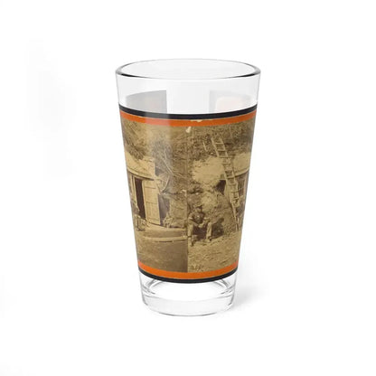 Bombproof Quarters Of Maj. Strong, At Dutch Gap, 16th N.Y. Artillery (U.S. Civil War) Pint Glass 16oz 16oz - Go Mug Yourself
