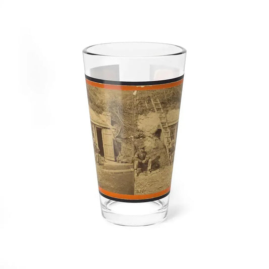 Bombproof Quarters Of Maj. Strong, At Dutch Gap, 16th N.Y. Artillery (U.S. Civil War) Pint Glass 16oz 16oz - Go Mug Yourself