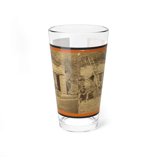 Bombproof Quarters Of Maj. Strong, At Dutch Gap, 16th N.Y. Artillery (U.S. Civil War) Pint Glass 16oz 16oz - Go Mug Yourself