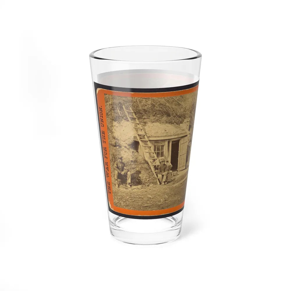 Bombproof Quarters Of Maj. Strong, At Dutch Gap, 16th N.Y. Artillery (U.S. Civil War) Pint Glass 16oz-Go Mug Yourself