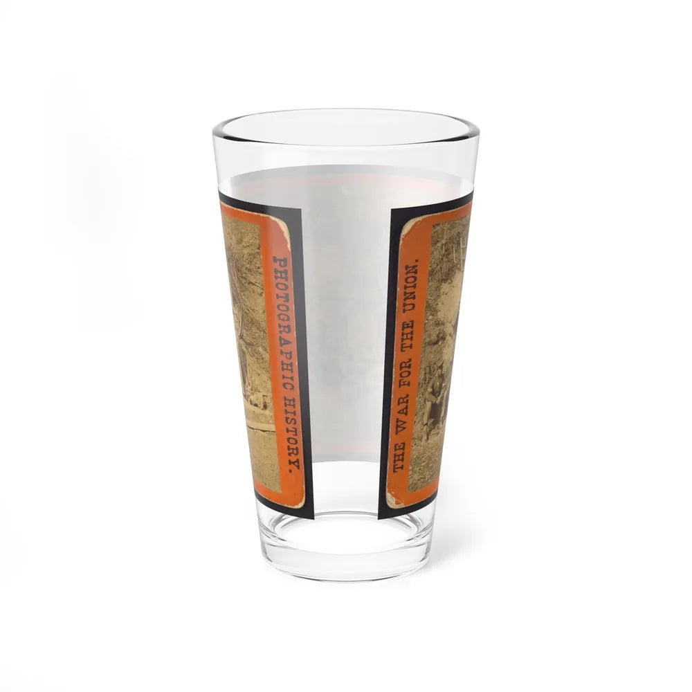 Bombproof Quarters Of Maj. Strong, At Dutch Gap, 16th N.Y. Artillery (U.S. Civil War) Pint Glass 16oz-Go Mug Yourself