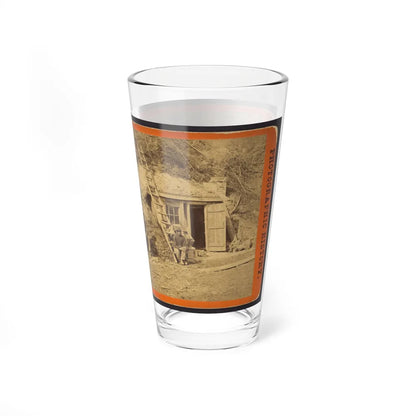 Bombproof Quarters Of Maj. Strong, At Dutch Gap, 16th N.Y. Artillery (U.S. Civil War) Pint Glass 16oz-Go Mug Yourself