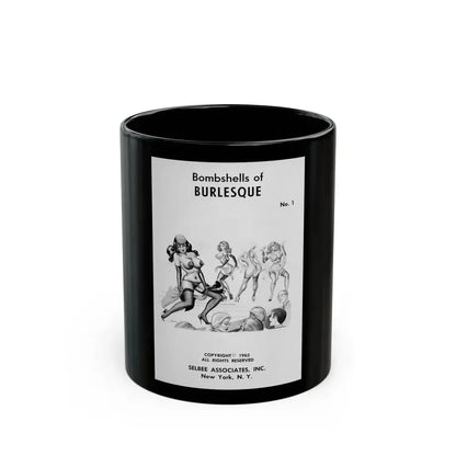 Bombshells of Burlesque 01-1963 - Black Coffee Mug 11oz - Go Mug Yourself