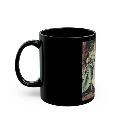 Bonanza  Ha Tabor's Silver Empire, American Weekly story illustration, 1947 - Black Coffee Mug - Go Mug Yourself