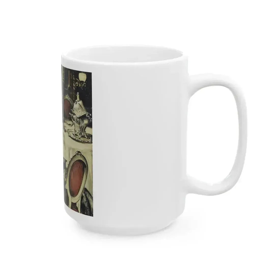 Bonanza  Ha Tabor's Silver Empire, American Weekly story illustration, 1947 - White Coffee Mug - Go Mug Yourself